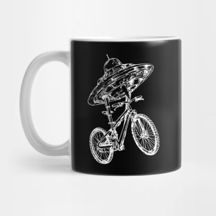 SEEMBO Spaceship Cycling Bicycle Bicycling Biker Riding Bike Mug